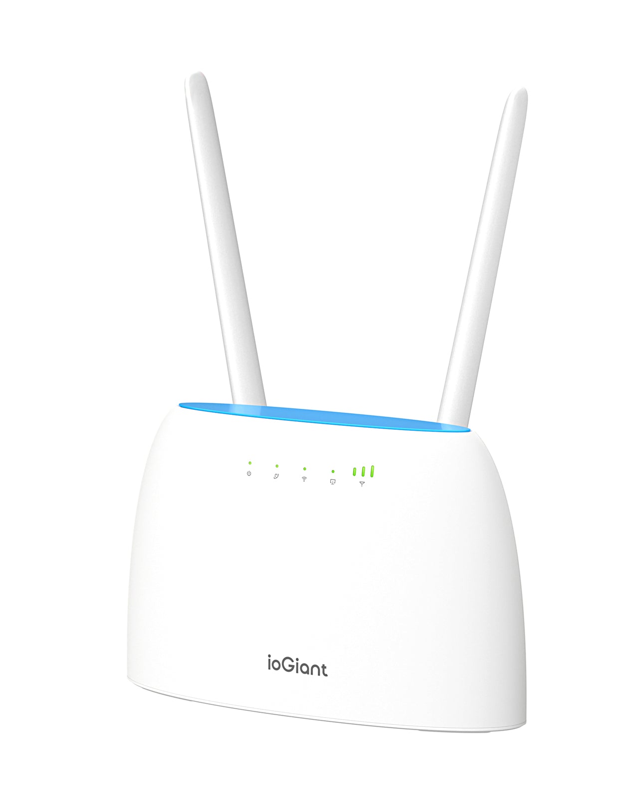 ioGiant AC1200 LTE Router, Dualband 4G Router für SIM-Karten, Plug & Play, 150 Mbit/s im Download, 867Mbit/s 5GHz und 300 Mbit/s 2.4GHz, frei konfigurierbarer LAN / WAN-Port mit SIM-Kartensteckplatz
