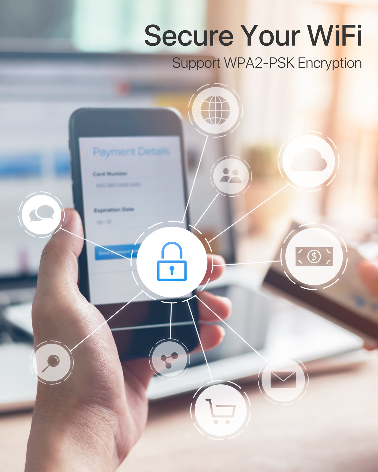 ioGiant AC1200 LTE Router, Dualband 4G Router für SIM-Karten, Plug & Play, 150 Mbit/s im Download, 867Mbit/s 5GHz und 300 Mbit/s 2.4GHz, frei konfigurierbarer LAN / WAN-Port mit SIM-Kartensteckplatz